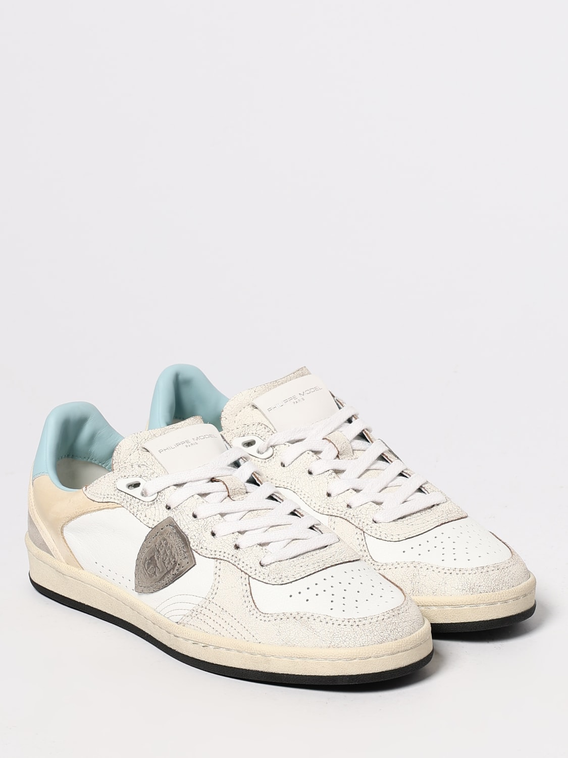 PHILIPPE MODEL BASKETS: Baskets femme Philippe Model, Blanc 1 - Img 2