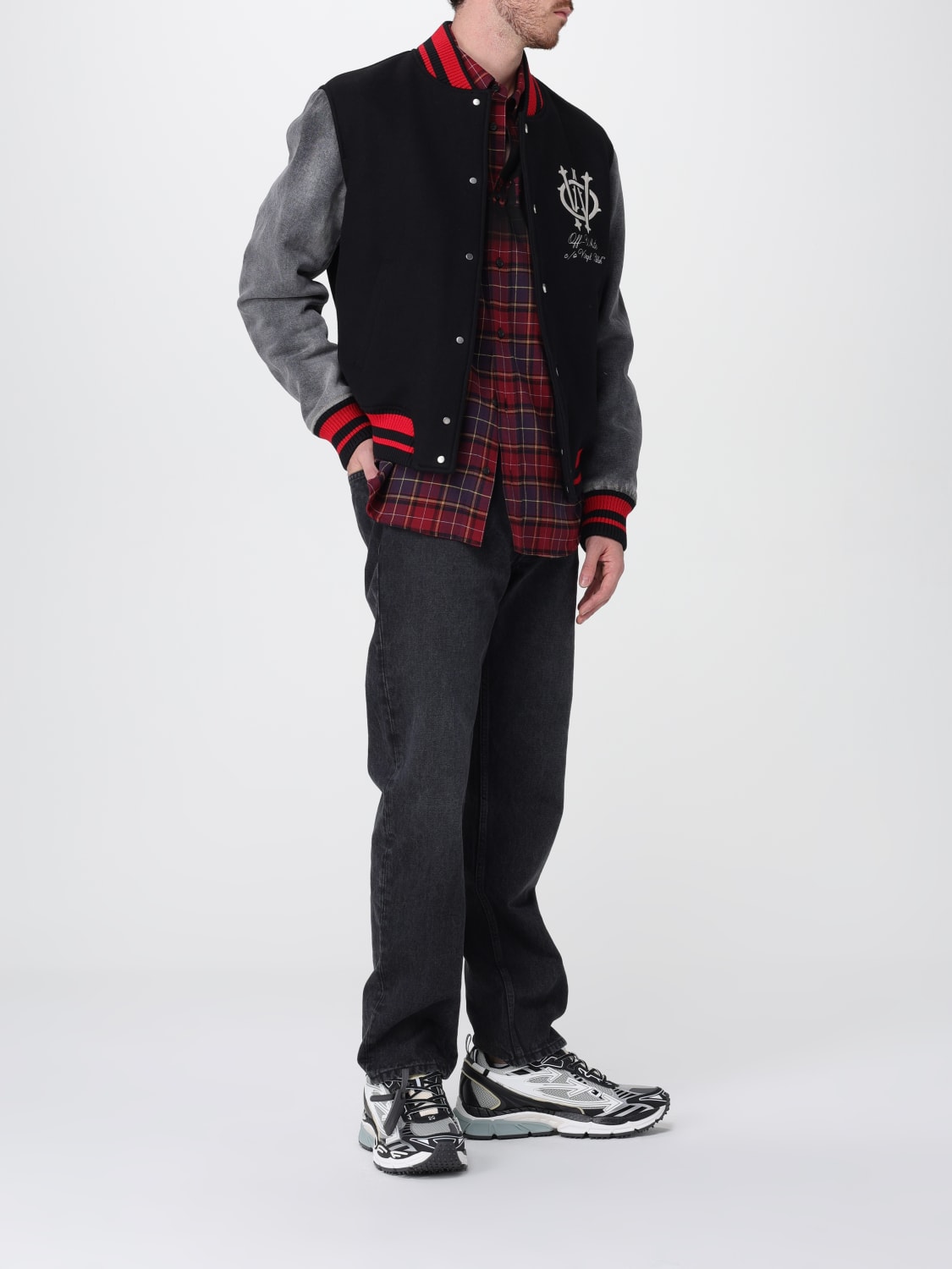 OFF-WHITE HEMD: Hemd herren Off-white, Burgunderrot - Img 2