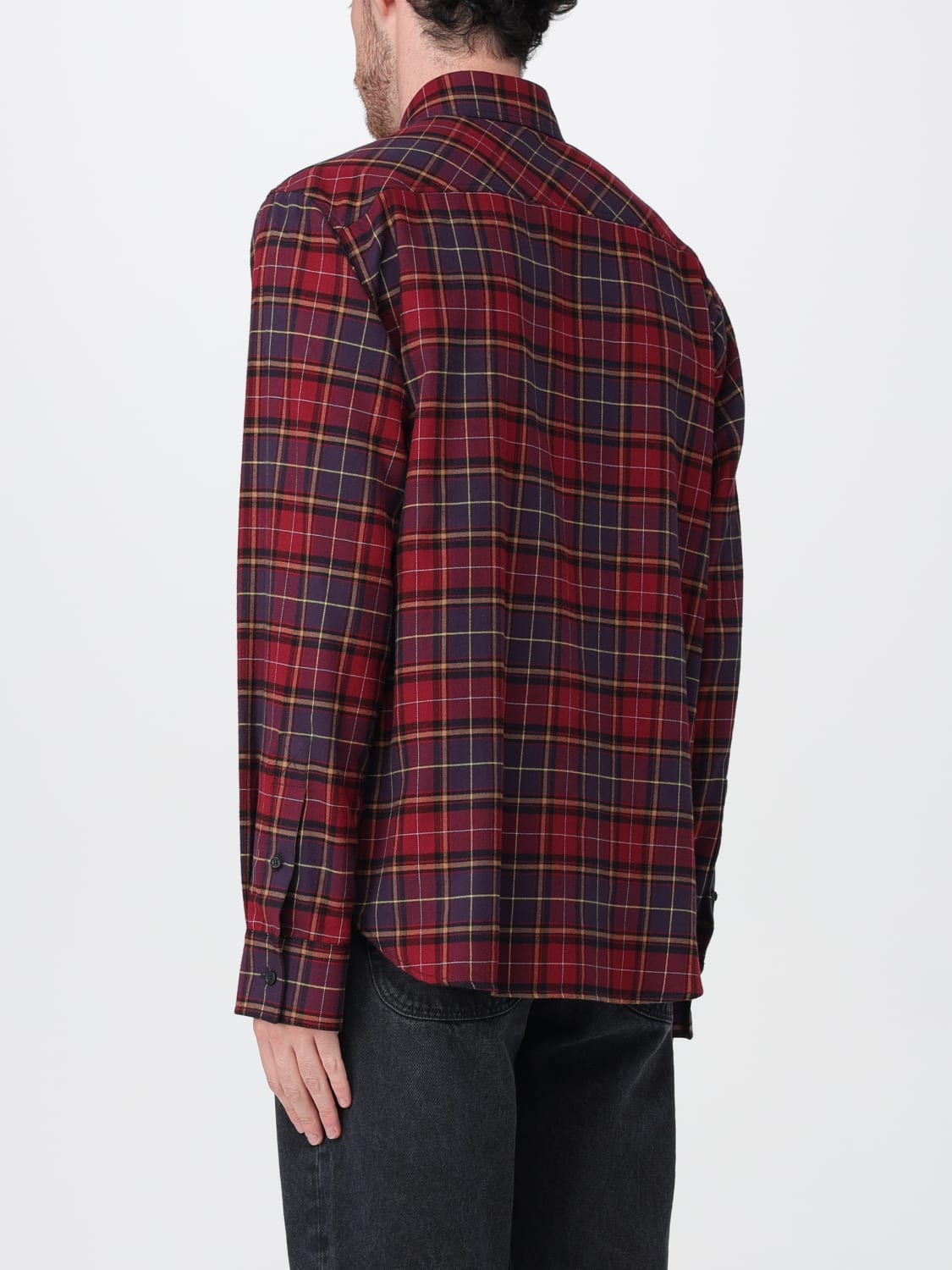 OFF-WHITE HEMD: Hemd herren Off-white, Burgunderrot - Img 3