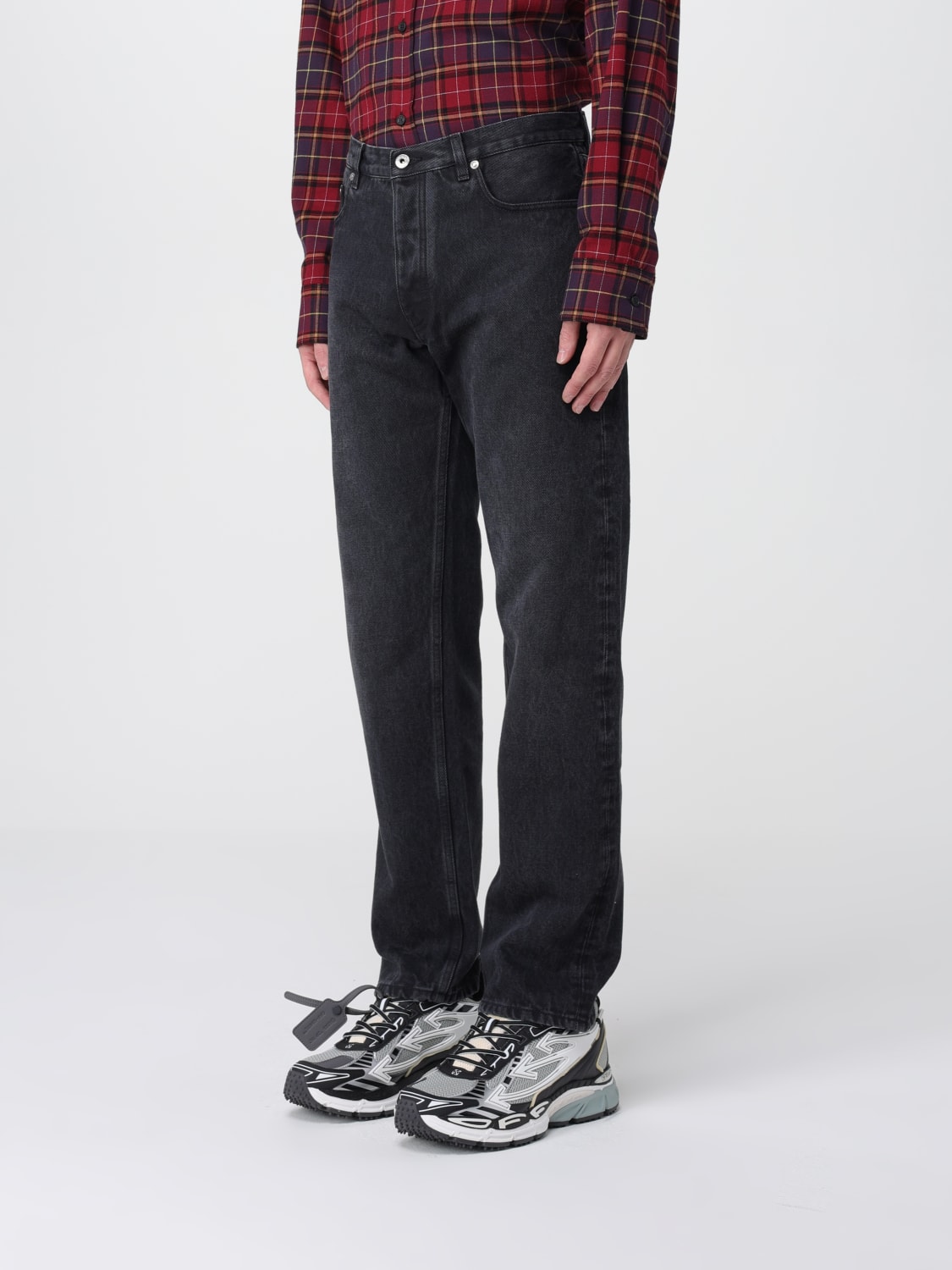 OFF-WHITE JEANS: Jeans men Off-white, Black - Img 4