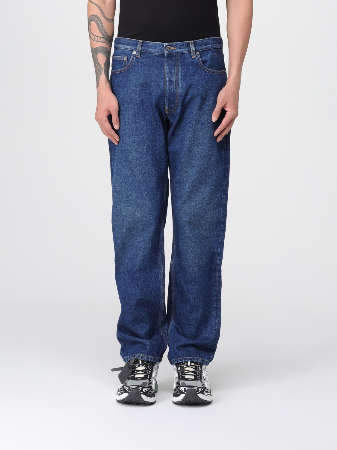 OFF-WHITE JEANS: Jeans men Off-white, Denim - Img 1