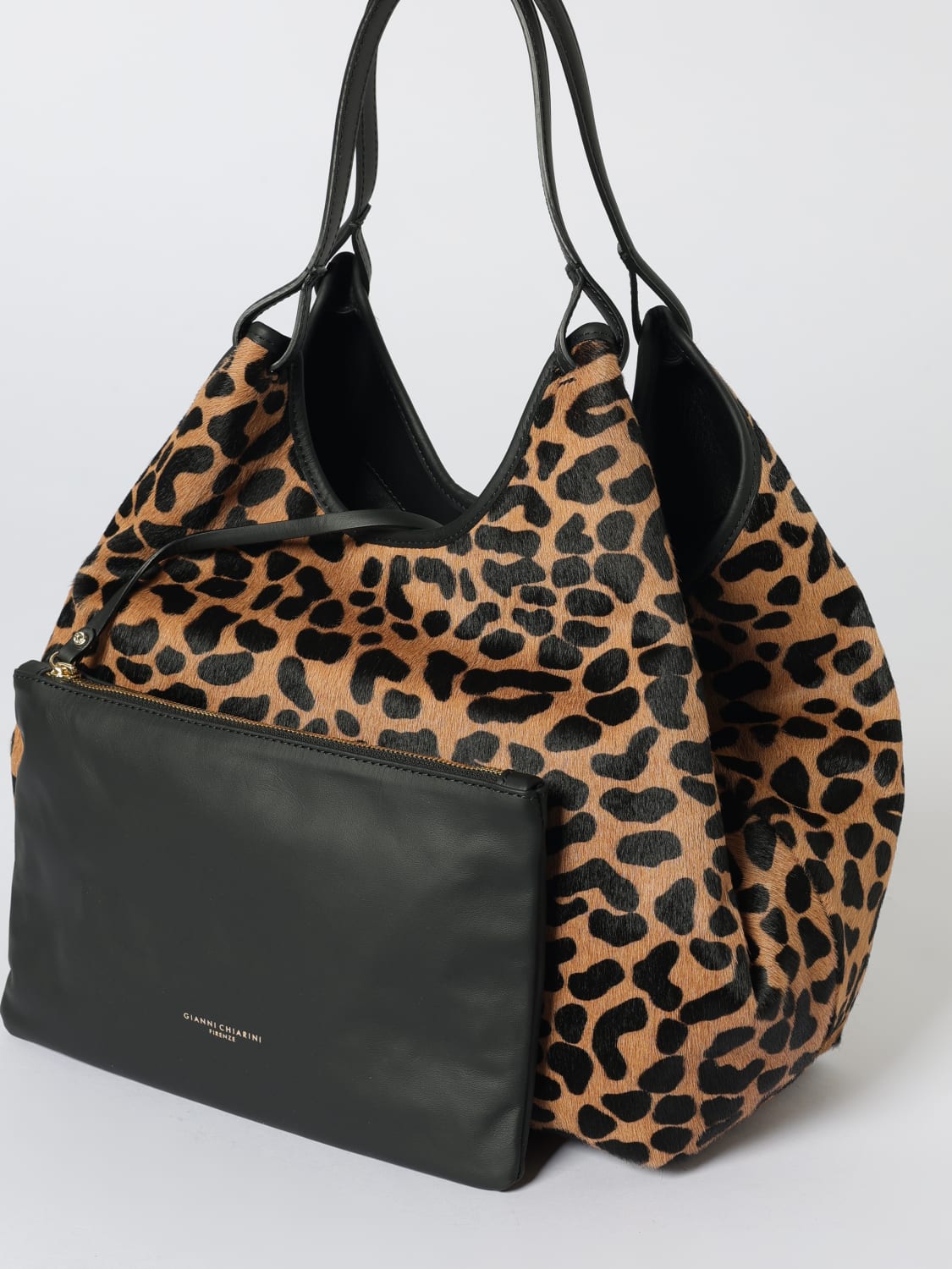 GIANNI CHIARINI SAC PORTÉ ÉPAULE: Sac porté épaule femme Gianni Chiarini, Noir - Img 3