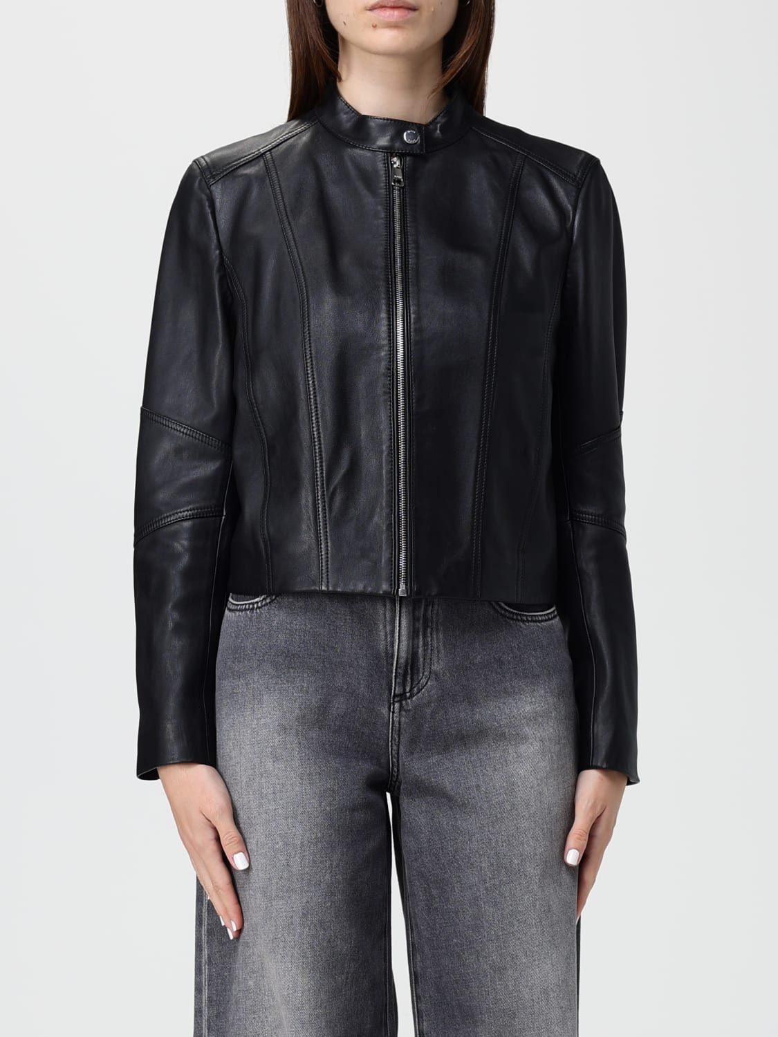 BOSS JACKET: Jacket woman Boss, Black - Img 1
