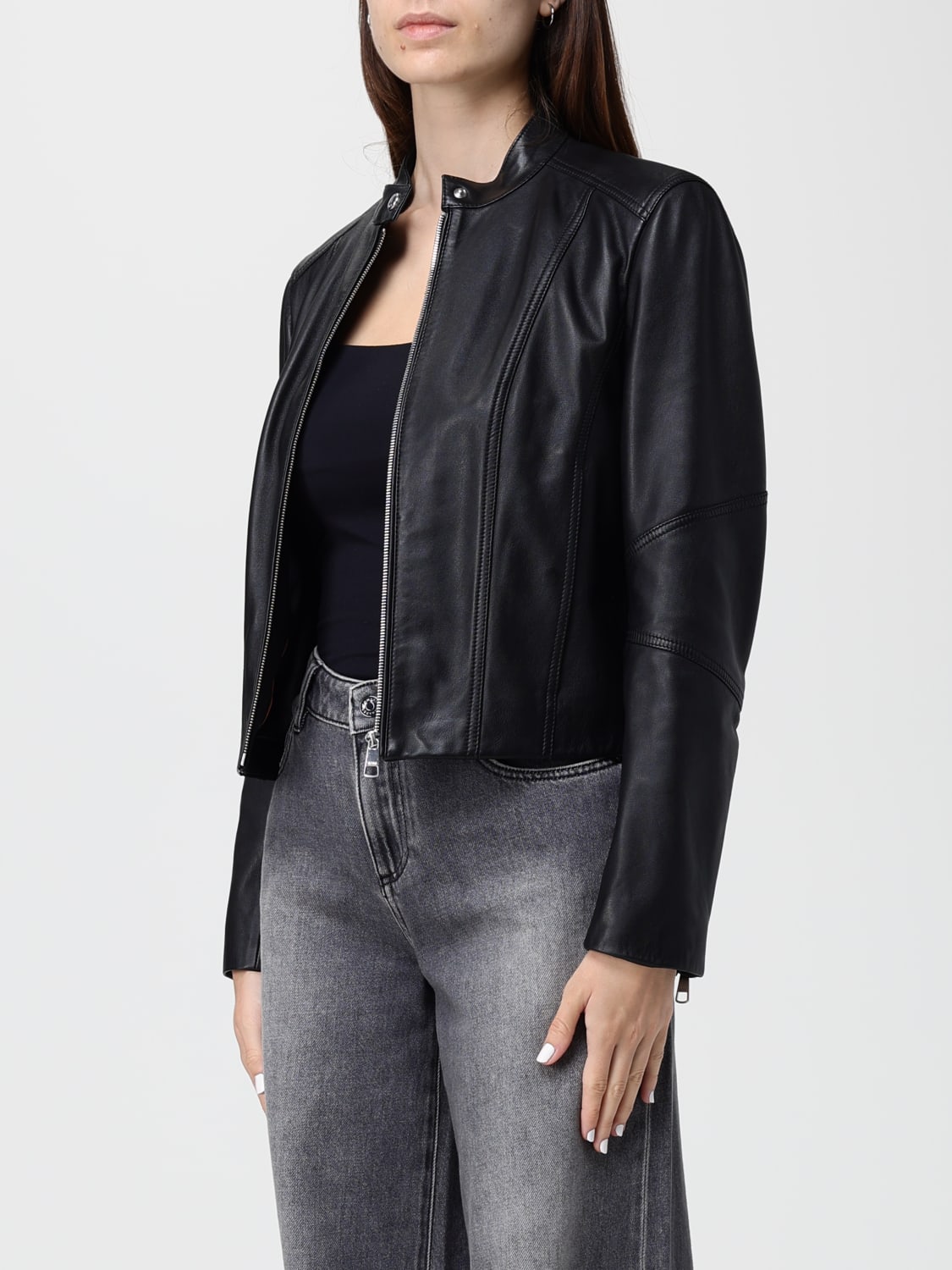 BOSS JACKET: Jacket woman Boss, Black - Img 3