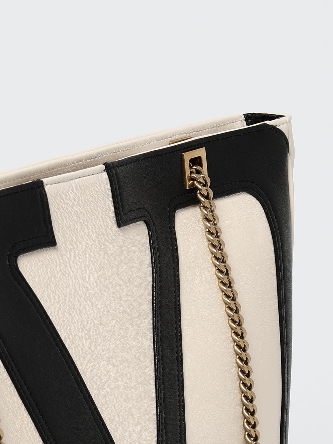 VALENTINO GARAVANI SHOULDER BAG: Shoulder bag woman Valentino Garavani, Yellow Cream - Img 4