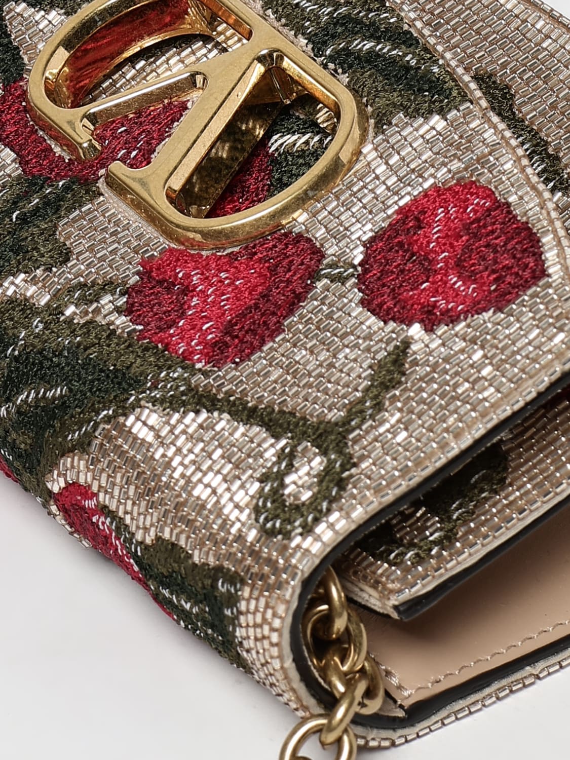 VALENTINO GARAVANI MINI BAG: Shoulder bag woman Valentino Garavani, Beige - Img 5