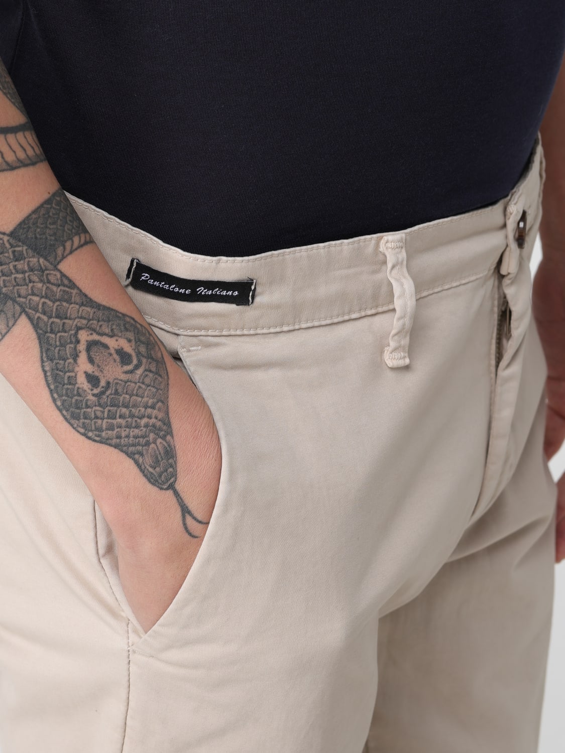 XC PANTS: Pants men XC, Yellow Cream - Img 3