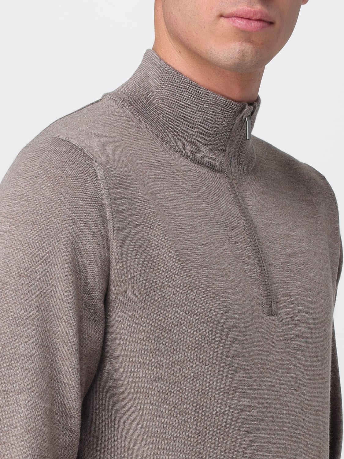 XC PULLOVER: Pullover herren XC, Taubengrau - Img 3