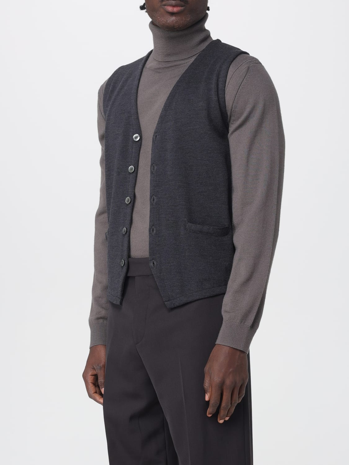 XC ЖИЛЕТ: Свитер Мужское XC, Серый - Img 3