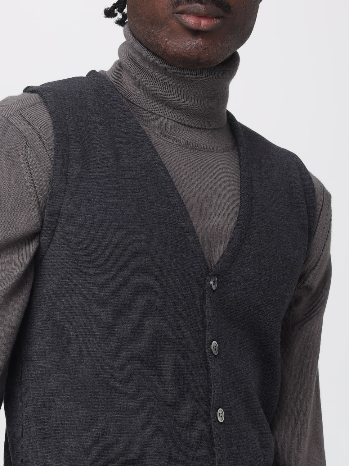 XC ЖИЛЕТ: Свитер Мужское XC, Серый - Img 4