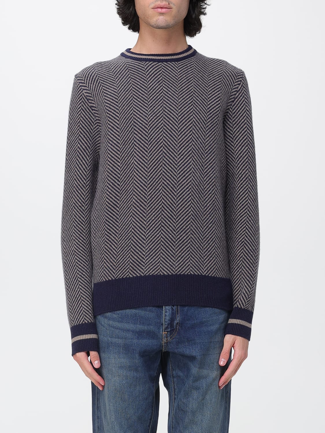 XC PULLOVER: Pullover herren XC, Blau - Img 1