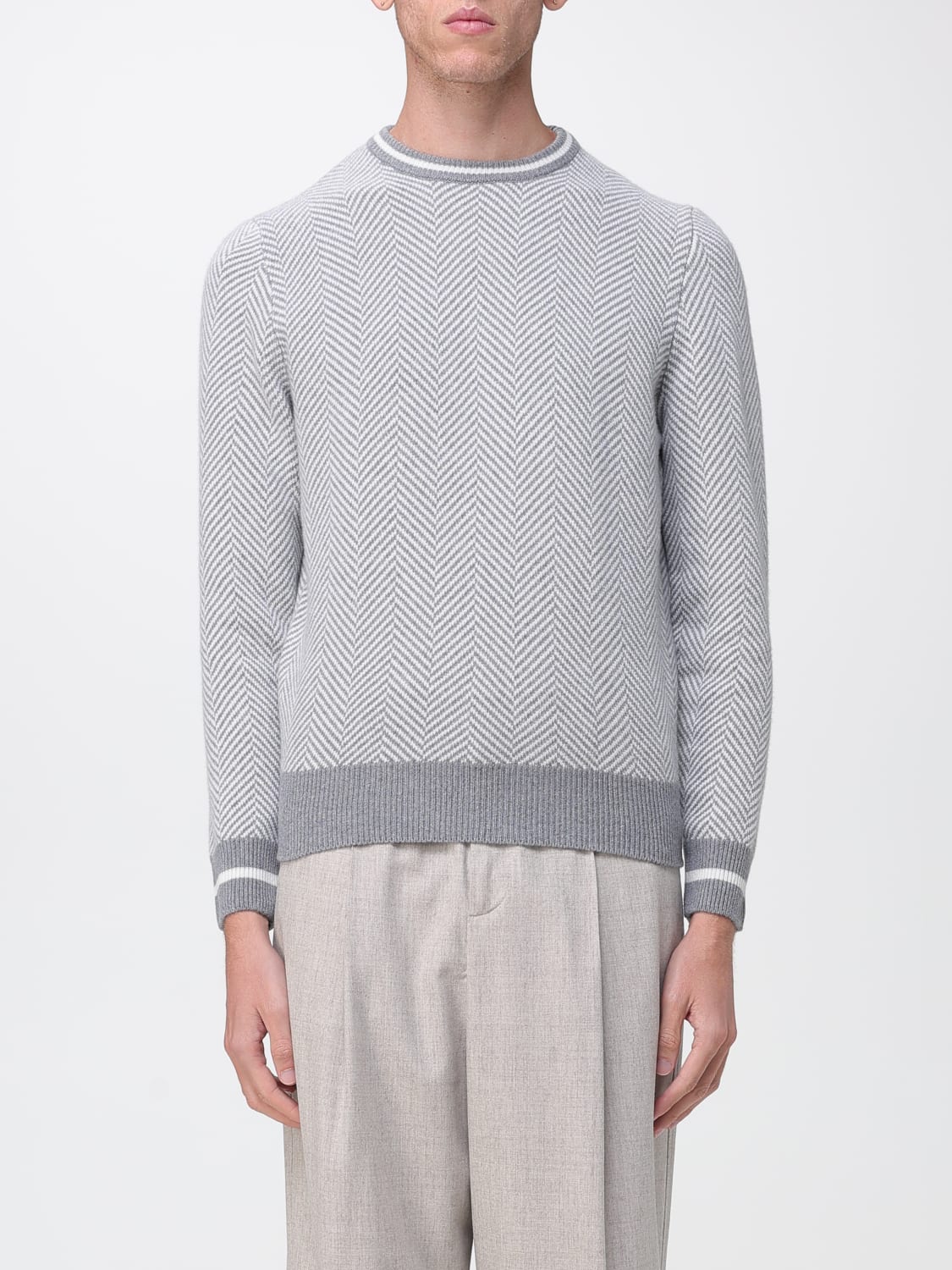 XC PULLOVER: Pullover herren XC, Grau - Img 1