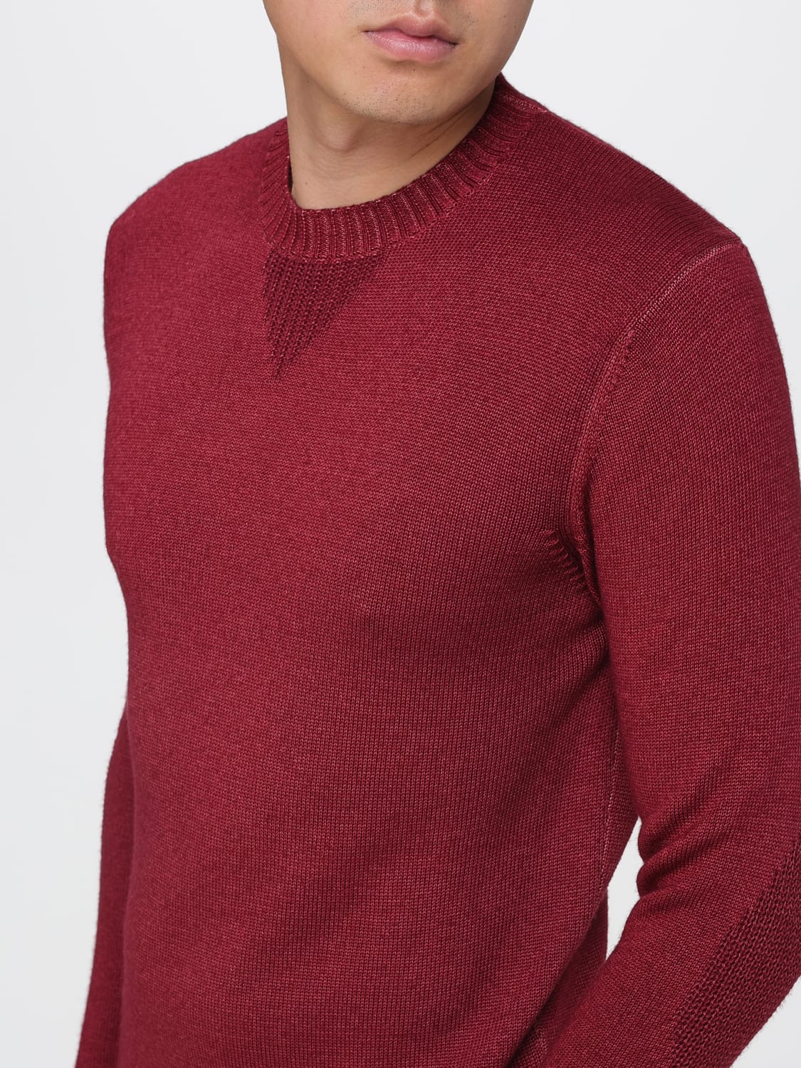 XC SWEATER: Sweater men XC, Burgundy - Img 3