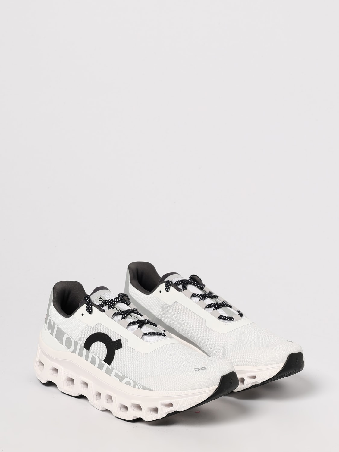 ON RUNNING SNEAKERS: Sneakers Cloudmonster On in mesh , Bianco - Img 2