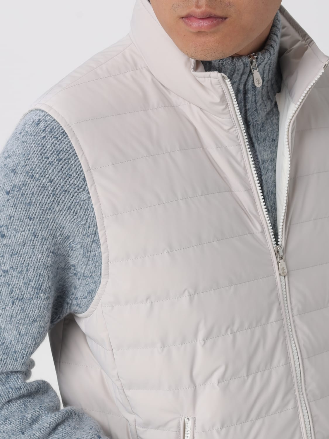 BRUNELLO CUCINELLI SUIT VEST: Brunello Cucinelli vest, Ice - Img 5