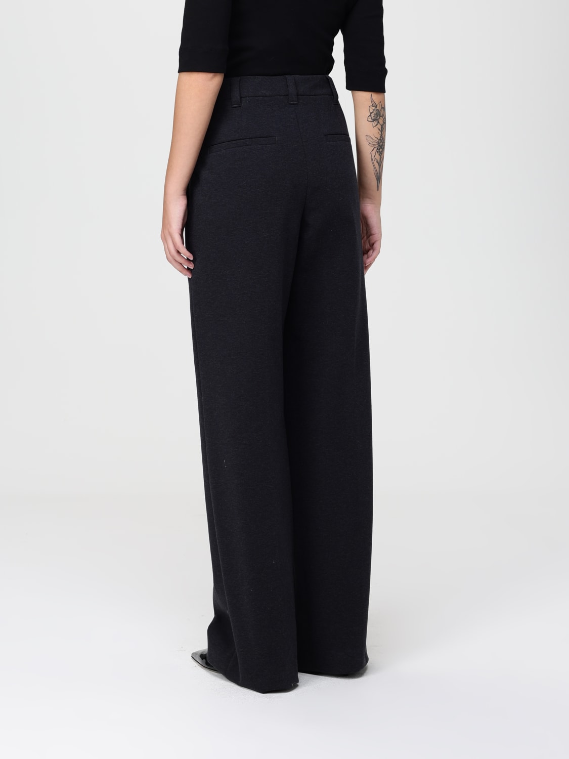 BRUNELLO CUCINELLI PANTS: Pants woman Brunello Cucinelli, Charcoal - Img 3