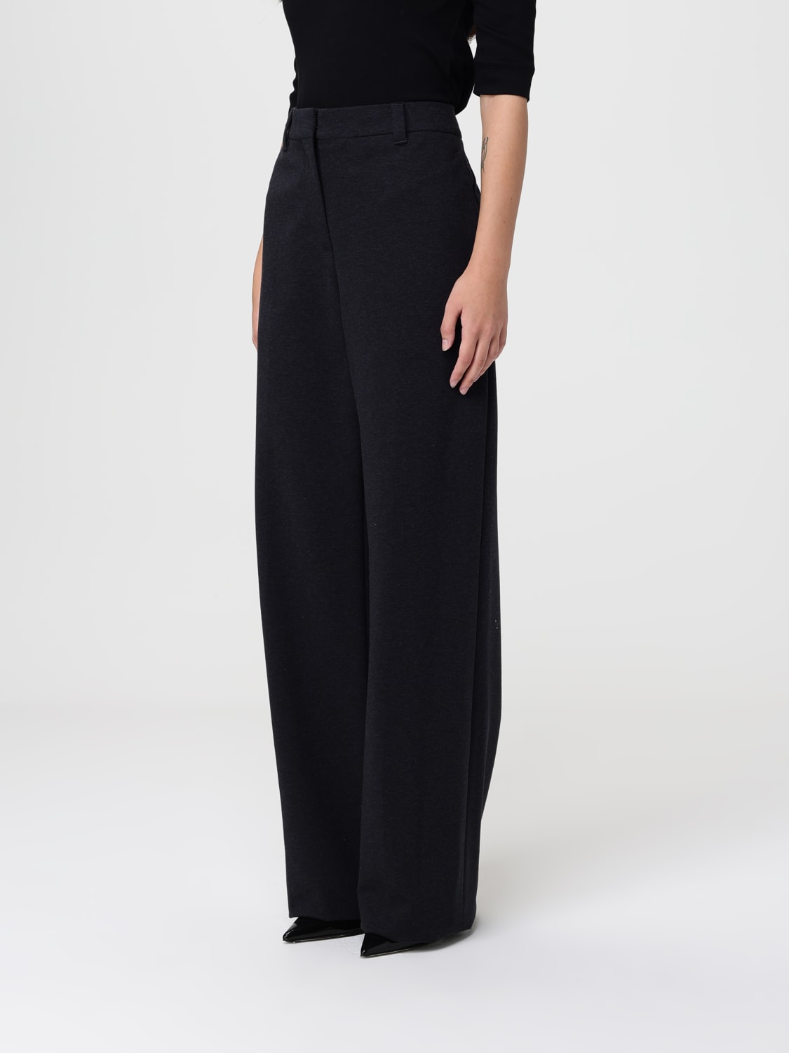 BRUNELLO CUCINELLI PANTS: Pants woman Brunello Cucinelli, Charcoal - Img 4