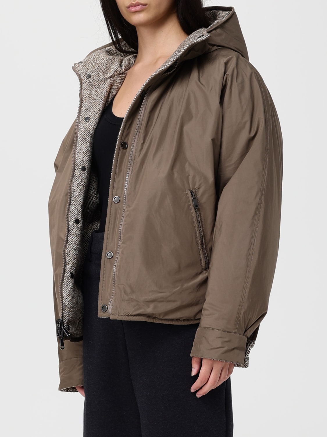 BRUNELLO CUCINELLI JACKE: Jacke damen Brunello Cucinelli, Ocker - Img 4