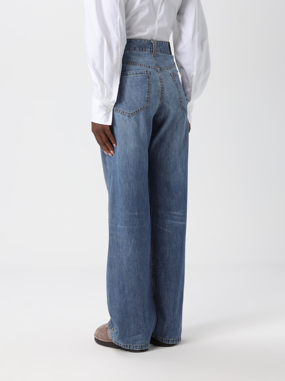 BRUNELLO CUCINELLI JEANS: Jeans Brunello Cucinelli in denim , Denim - Img 3