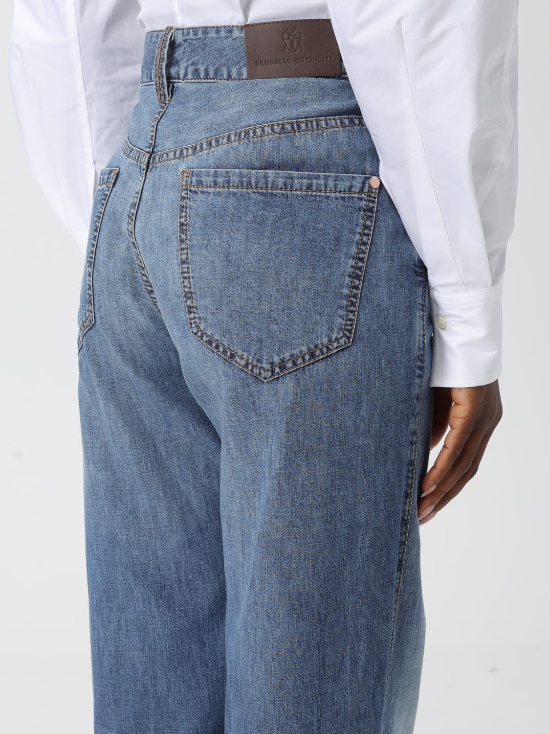 BRUNELLO CUCINELLI JEANS: Jeans Brunello Cucinelli in denim , Denim - Img 5