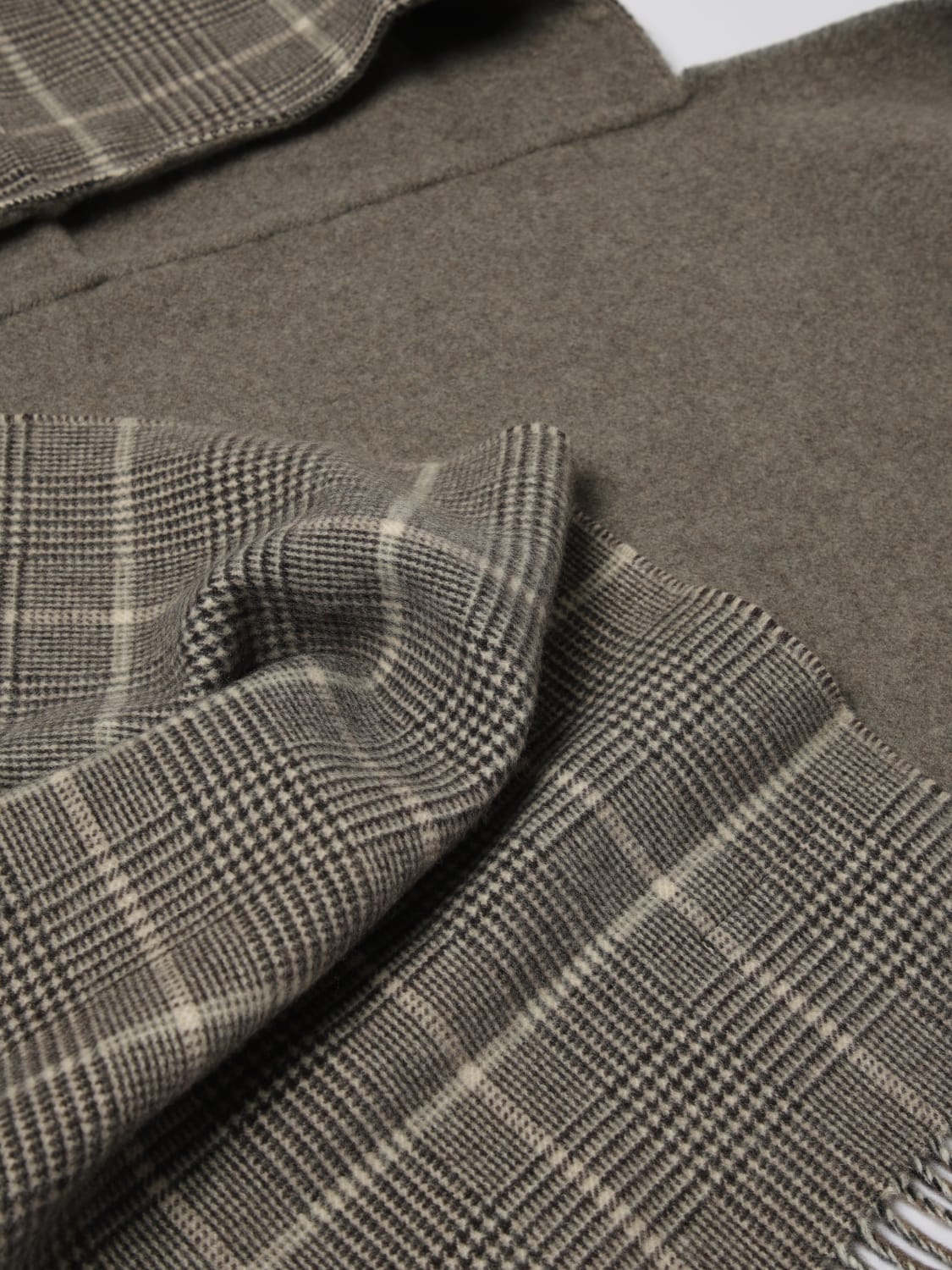 BRUNELLO CUCINELLI SCHAL: Schal damen Brunello Cucinelli, Beige - Img 3