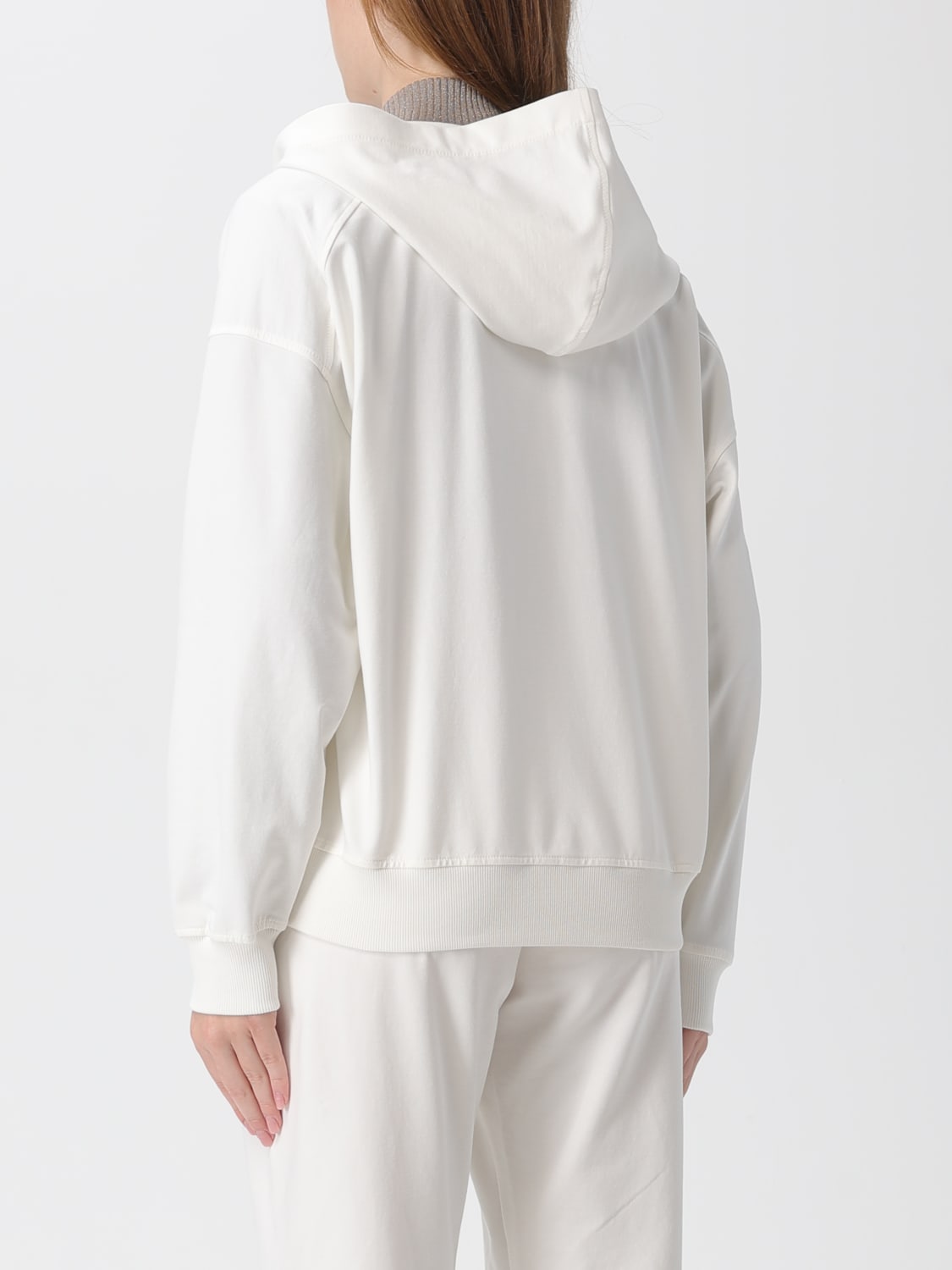 BRUNELLO CUCINELLI SWEATSHIRT: Sweater woman Brunello Cucinelli, Natural - Img 3