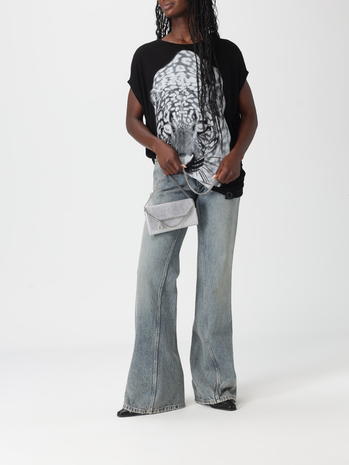 STELLA MCCARTNEY SHOULDER BAG: Shoulder bag woman Stella McCartney, Silver - Img 2