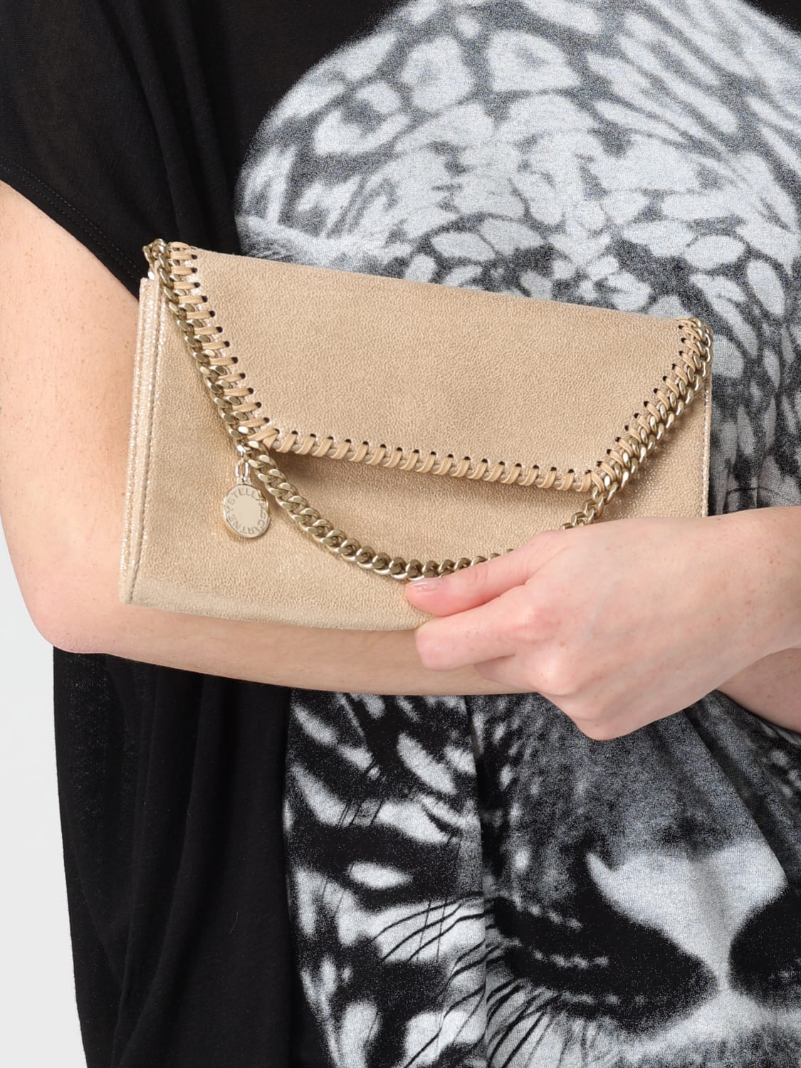 STELLA MCCARTNEY CROSSBODY BAG: Shoulder bag woman Stella McCartney, Gold - Img 2