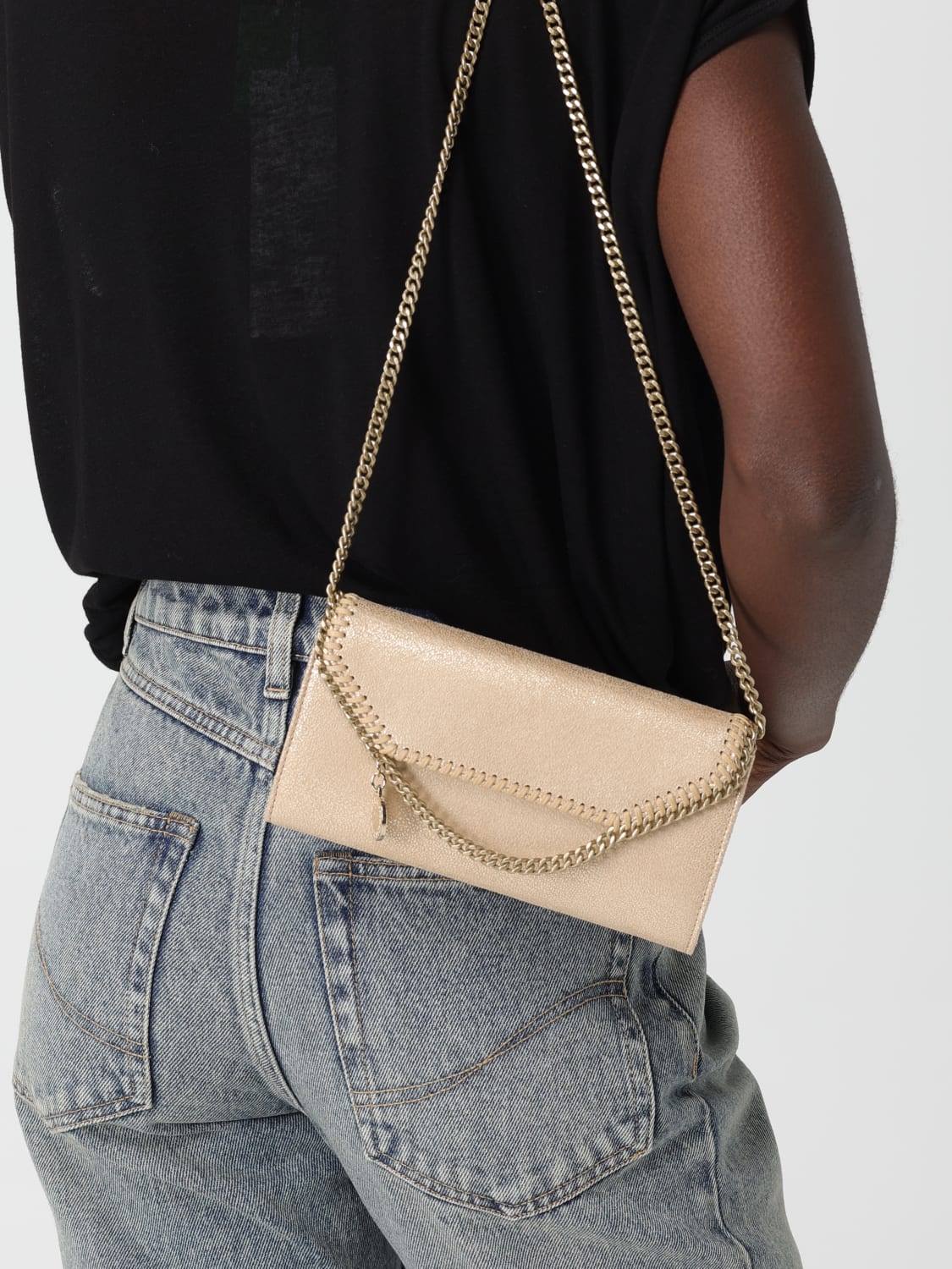STELLA MCCARTNEY CROSSBODY BAG: Shoulder bag woman Stella McCartney, Gold - Img 2