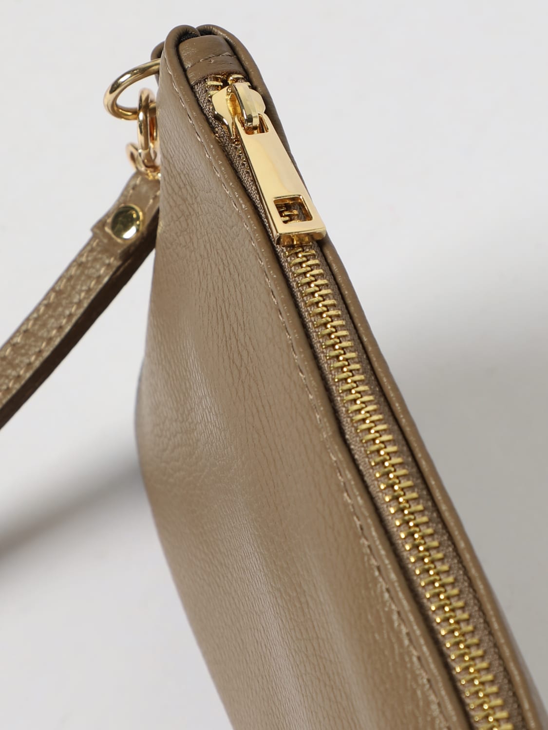 SKYTOS BORSA MINI: Clutch Nata Skytos in pelle martellata , Tortora - Img 3