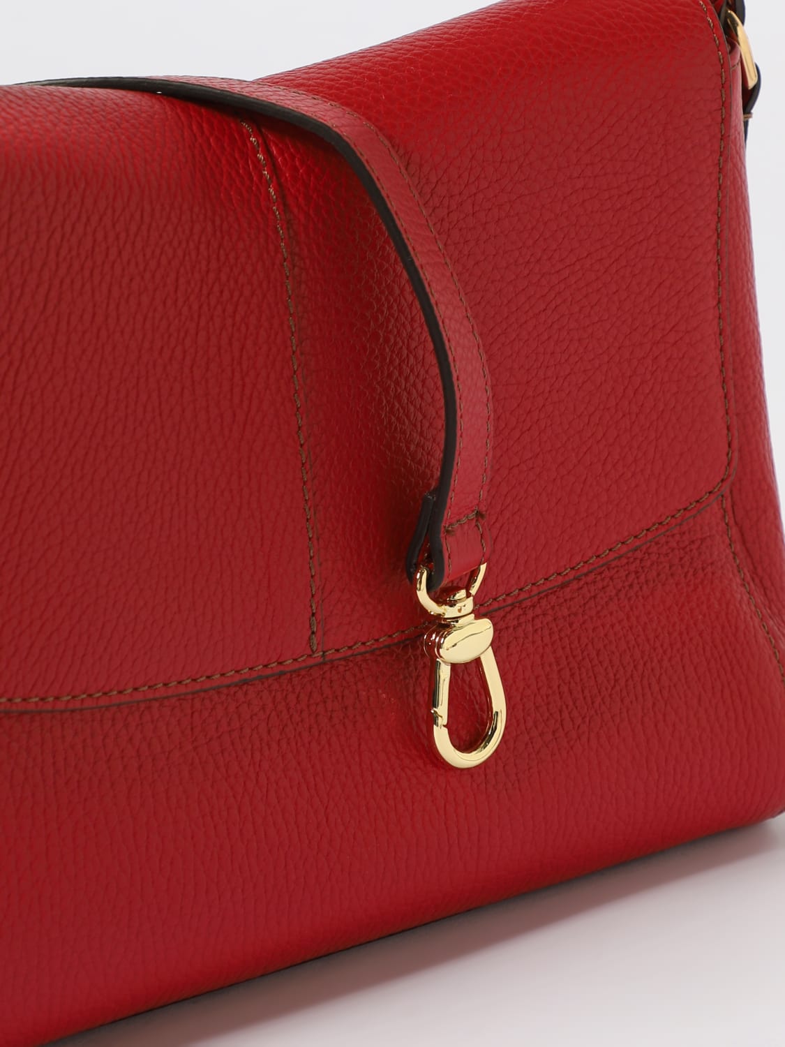 SKYTOS BORSA A MANO: Borsa Lily Skytos in pelle martellata , Rosso - Img 3