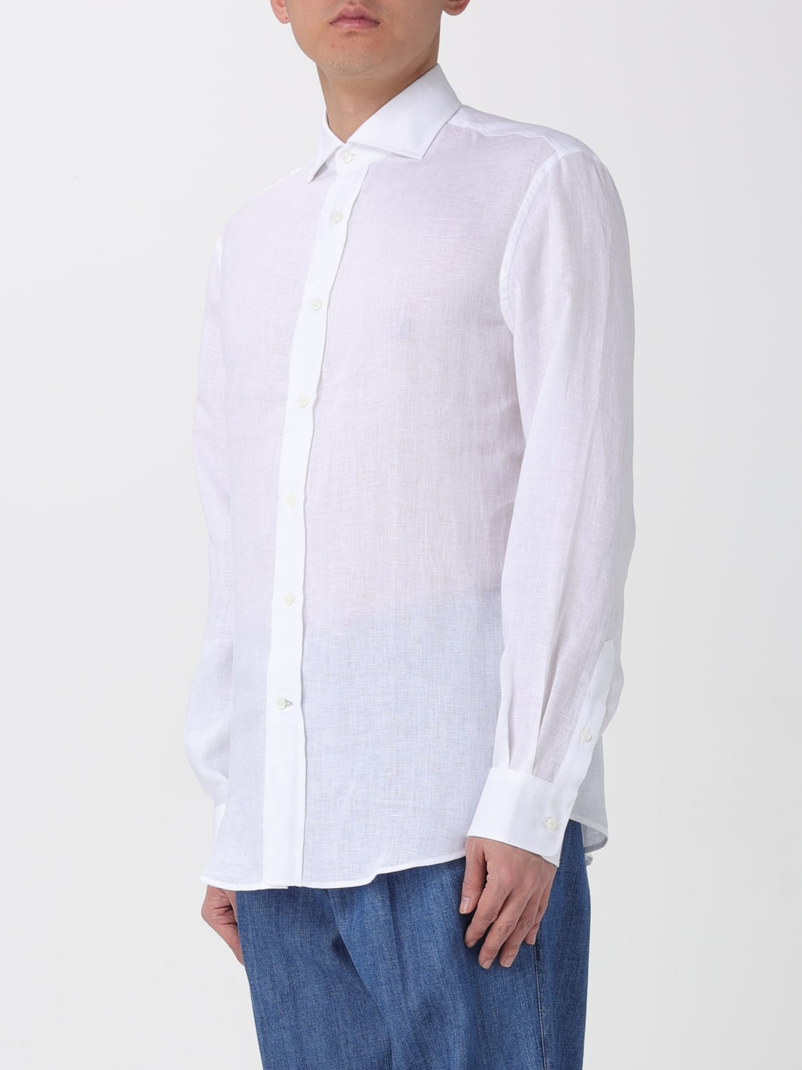 BRUNELLO CUCINELLI SHIRT: Shirt men Brunello Cucinelli, White - Img 4