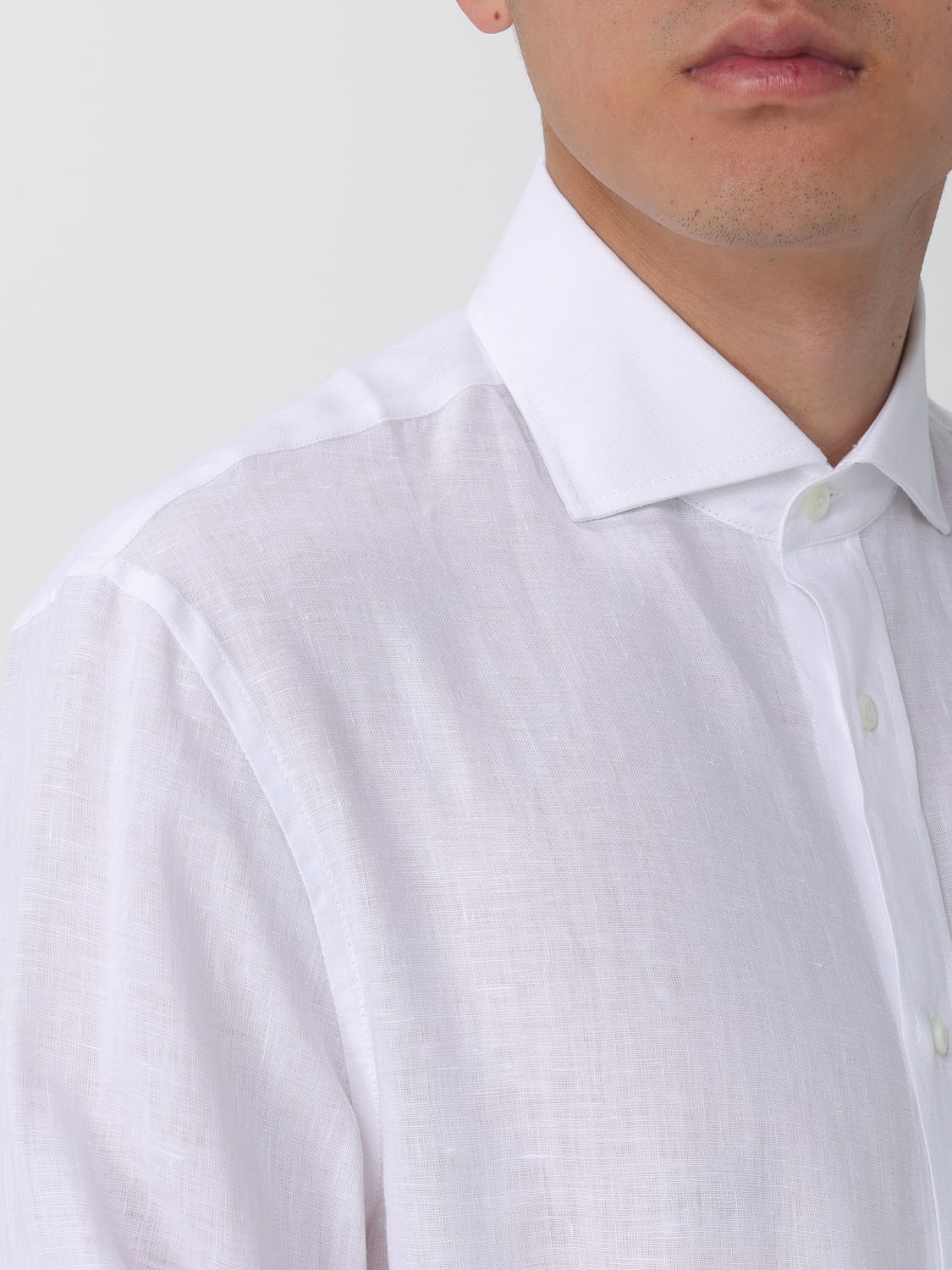 BRUNELLO CUCINELLI SHIRT: Shirt men Brunello Cucinelli, White - Img 5
