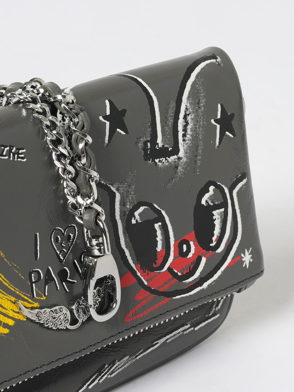 ZADIG & VOLTAIRE SHOULDER BAG: Shoulder bag woman Zadig & Voltaire, Charcoal - Img 3