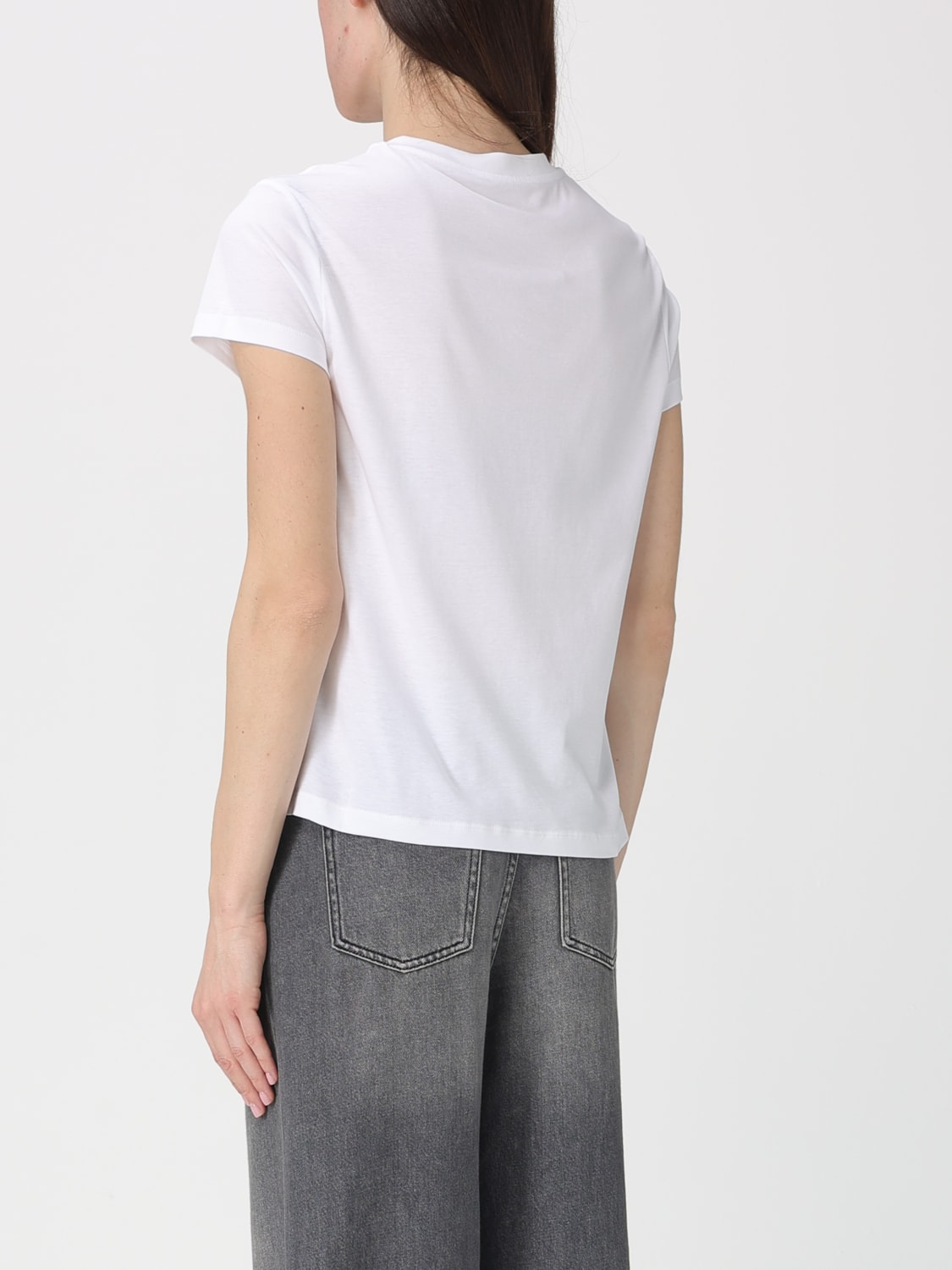 ZADIG & VOLTAIRE T-SHIRTS: T-shirt in cotone a girocollo con logo Zadig & Voltaire, Bianco - Img 2