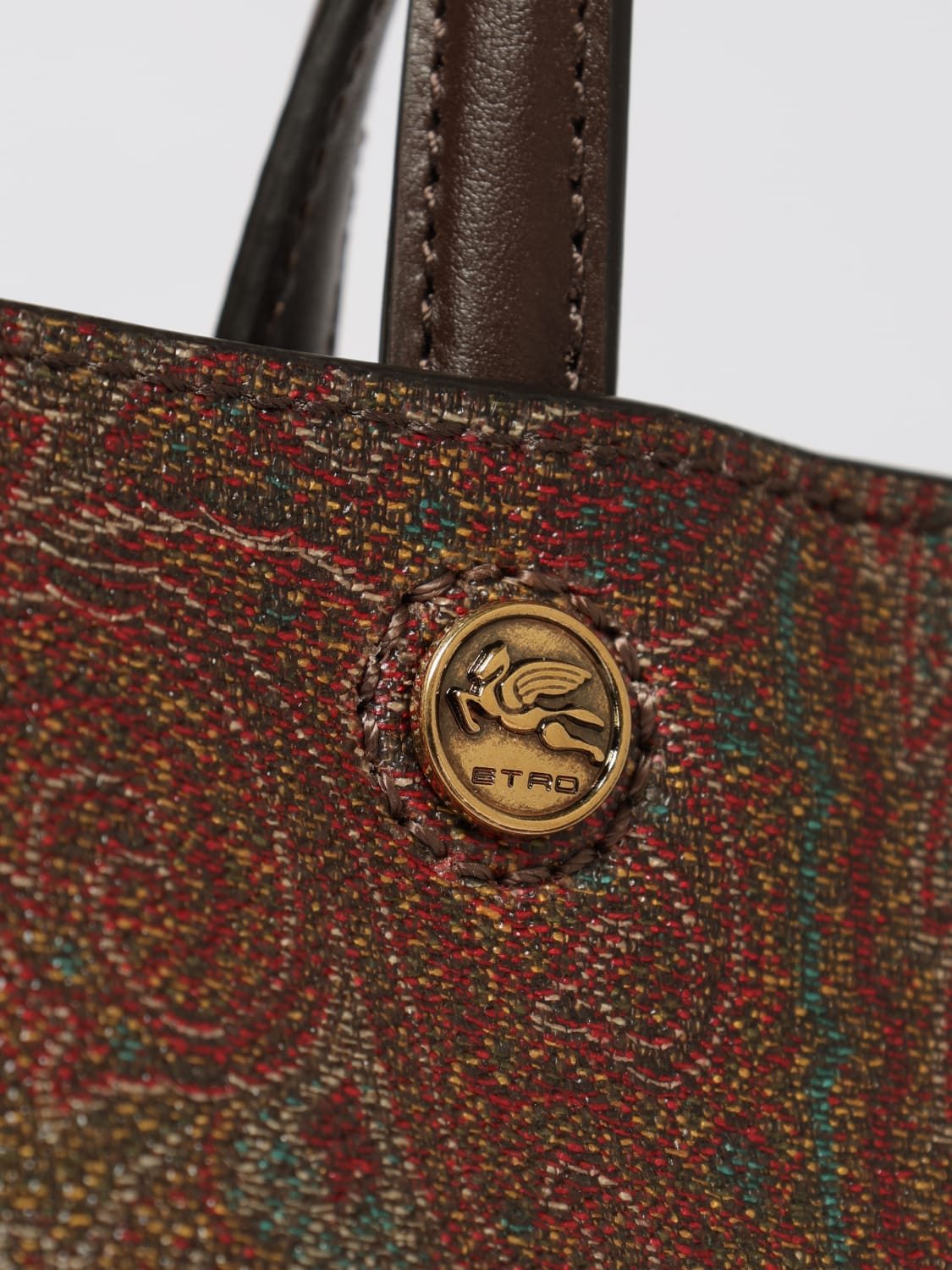 ETRO SHOULDER BAG: Shoulder bag woman Etro, Brown - Img 4