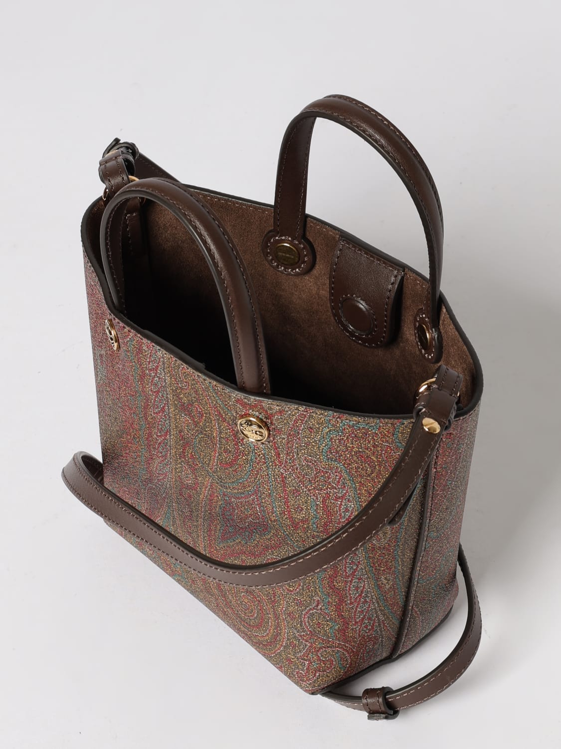 ETRO SHOULDER BAG: Shoulder bag woman Etro, Brown - Img 5