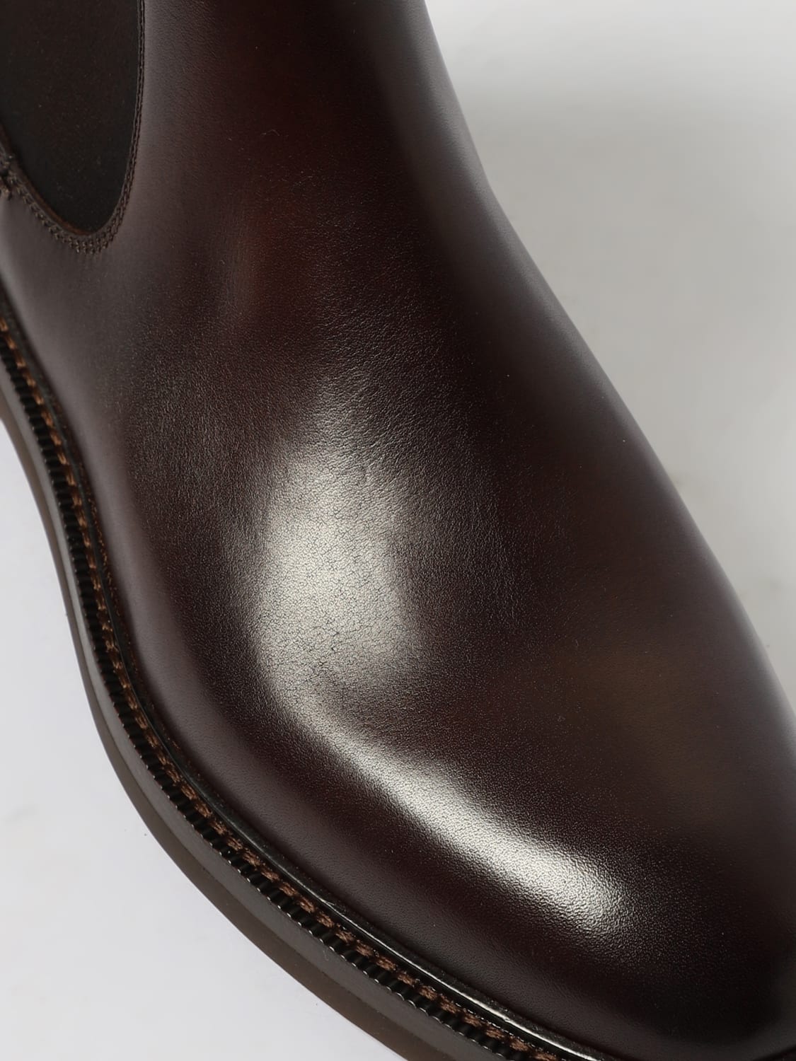 BRUNELLO CUCINELLI BOOT: Shoes men Brunello Cucinelli, Burnt - Img 4