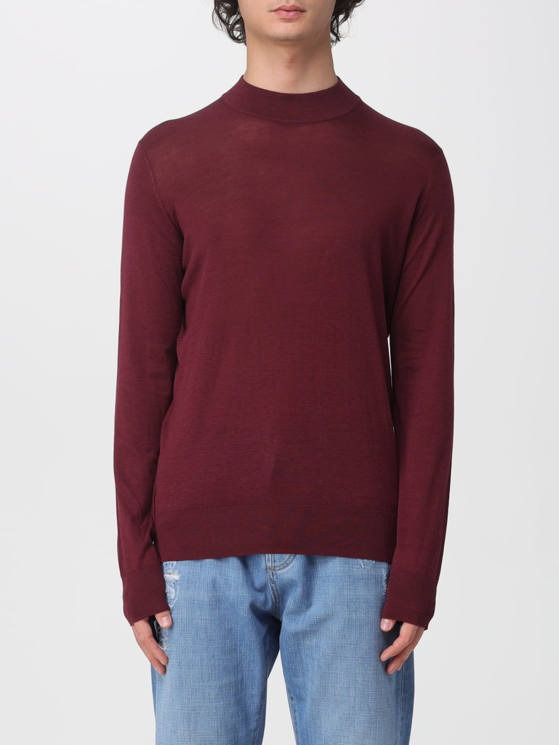 BRUNELLO CUCINELLI PULLOVER: Pullover herren Brunello Cucinelli, Amarant - Img 1