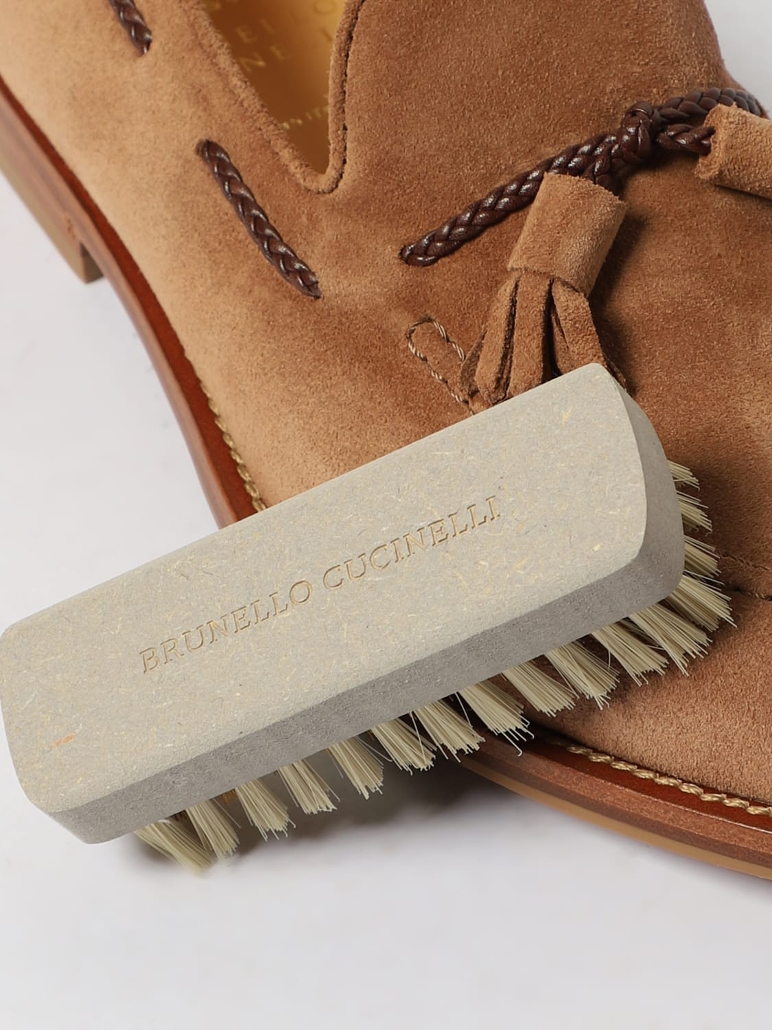 BRUNELLO CUCINELLI MOKASSINS: Schuhe herren Brunello Cucinelli, Haselnuss - Img 4