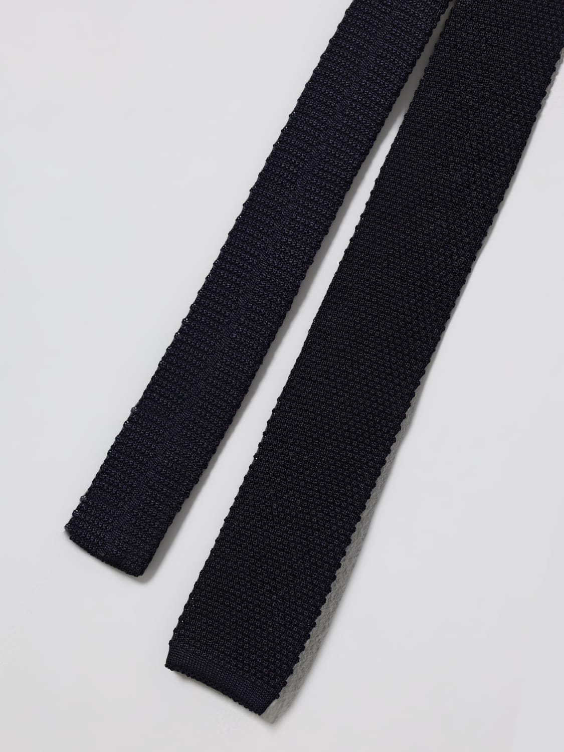 BRUNELLO CUCINELLI CRAVATTA: Cravatta Brunello Cucinelli in maglia di seta, Blue Navy - Img 2