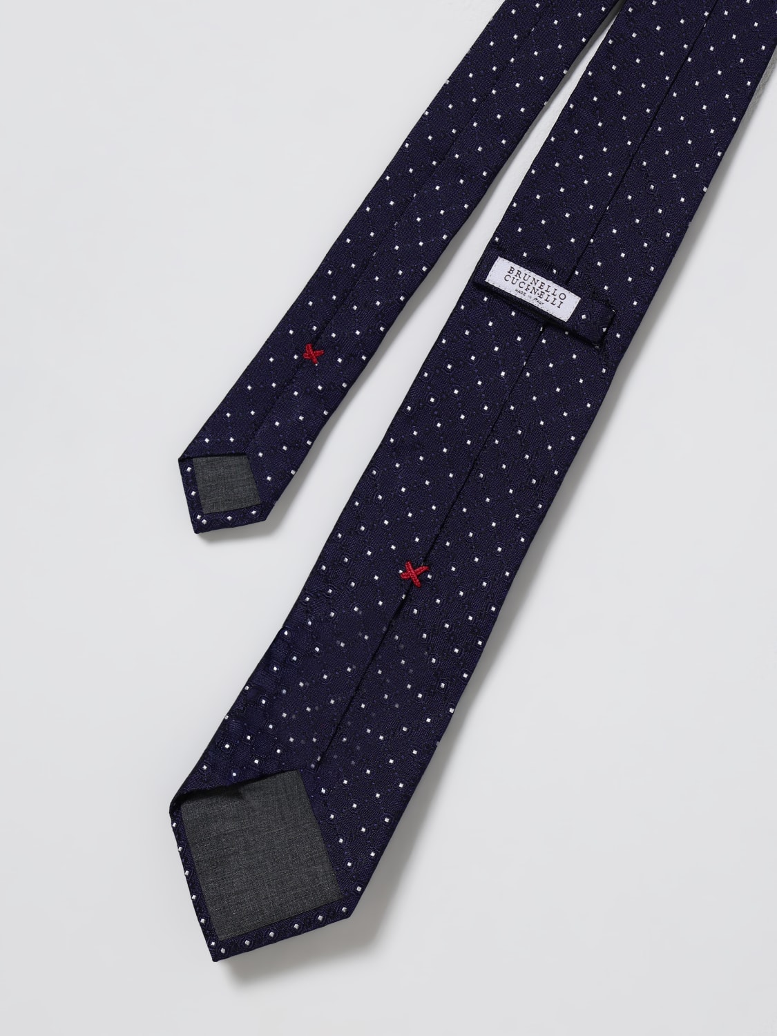 BRUNELLO CUCINELLI TIE: Tie men Brunello Cucinelli, Navy - Img 2