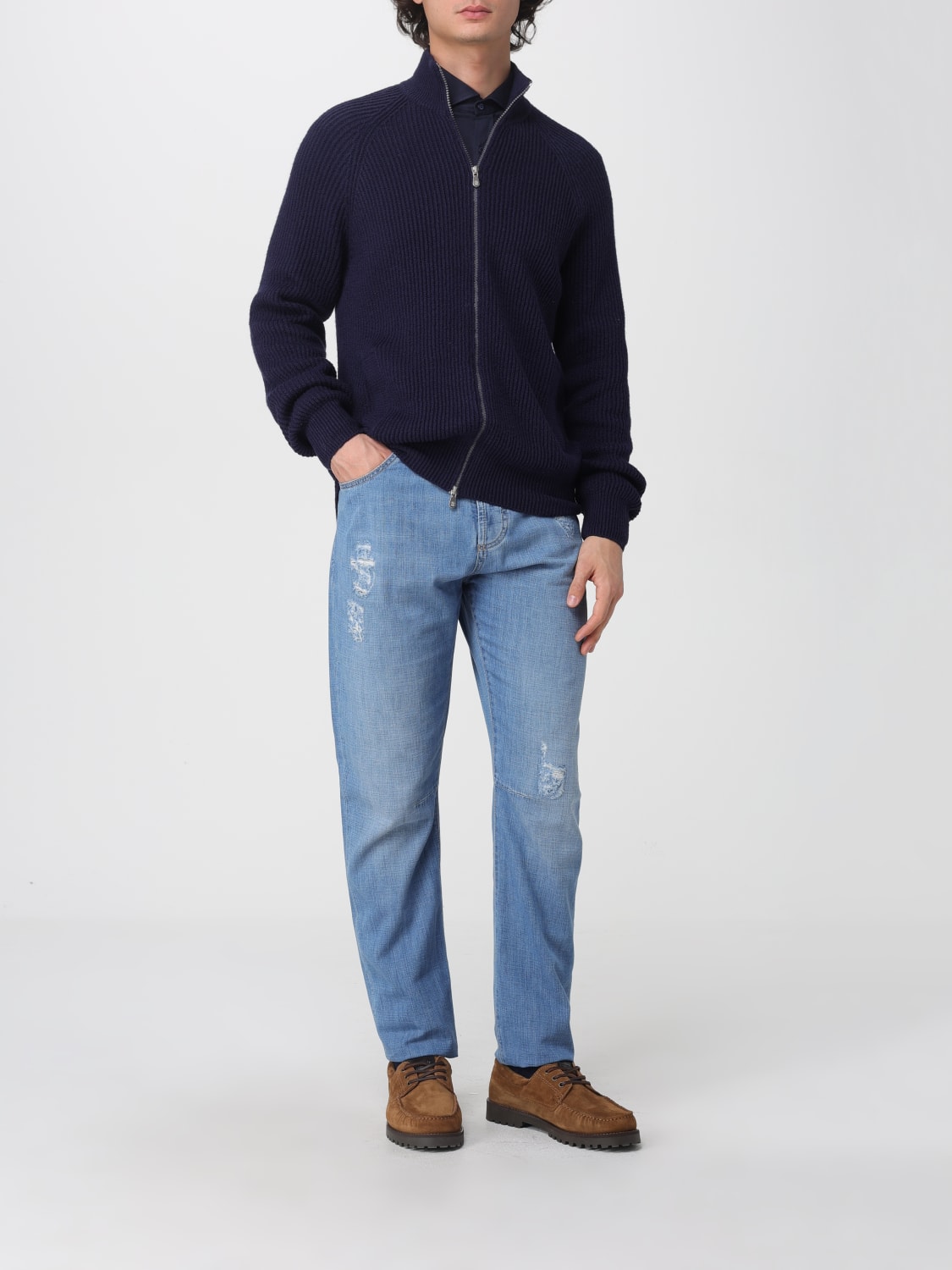 BRUNELLO CUCINELLI JEANS: Jeans men Brunello Cucinelli, Denim - Img 2
