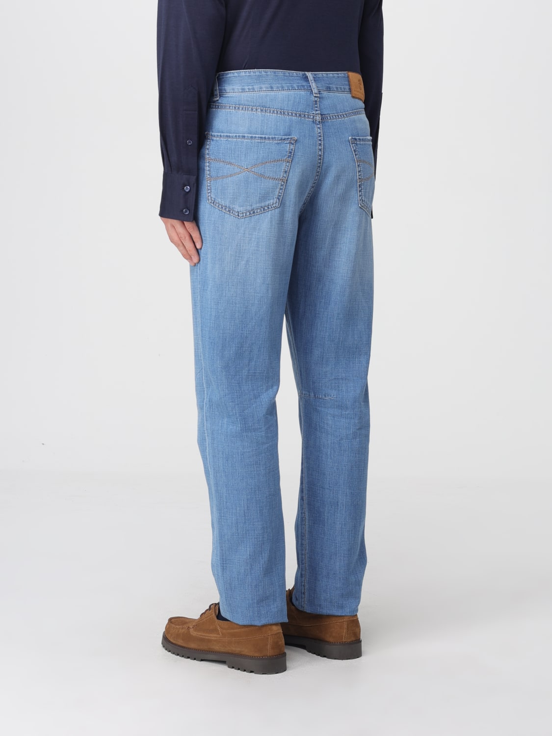 BRUNELLO CUCINELLI JEANS: Jeans men Brunello Cucinelli, Denim - Img 3
