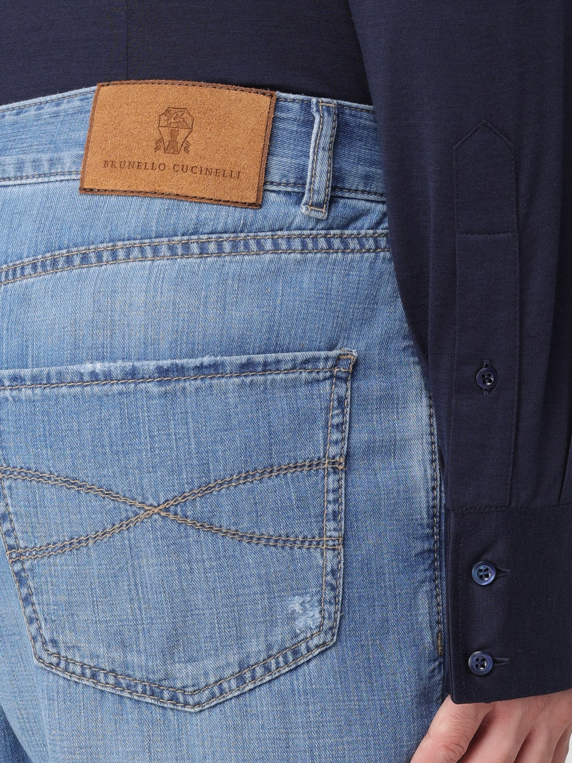 BRUNELLO CUCINELLI JEANS: Jeans men Brunello Cucinelli, Denim - Img 5