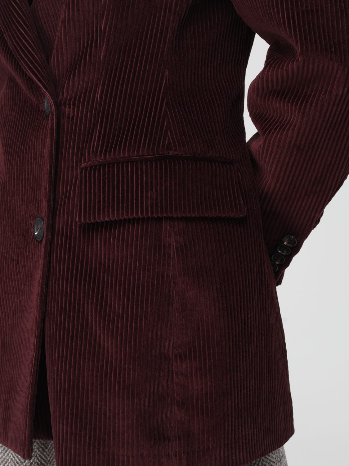 BRUNELLO CUCINELLI JACKET: Blazer woman Brunello Cucinelli, Wine - Img 5