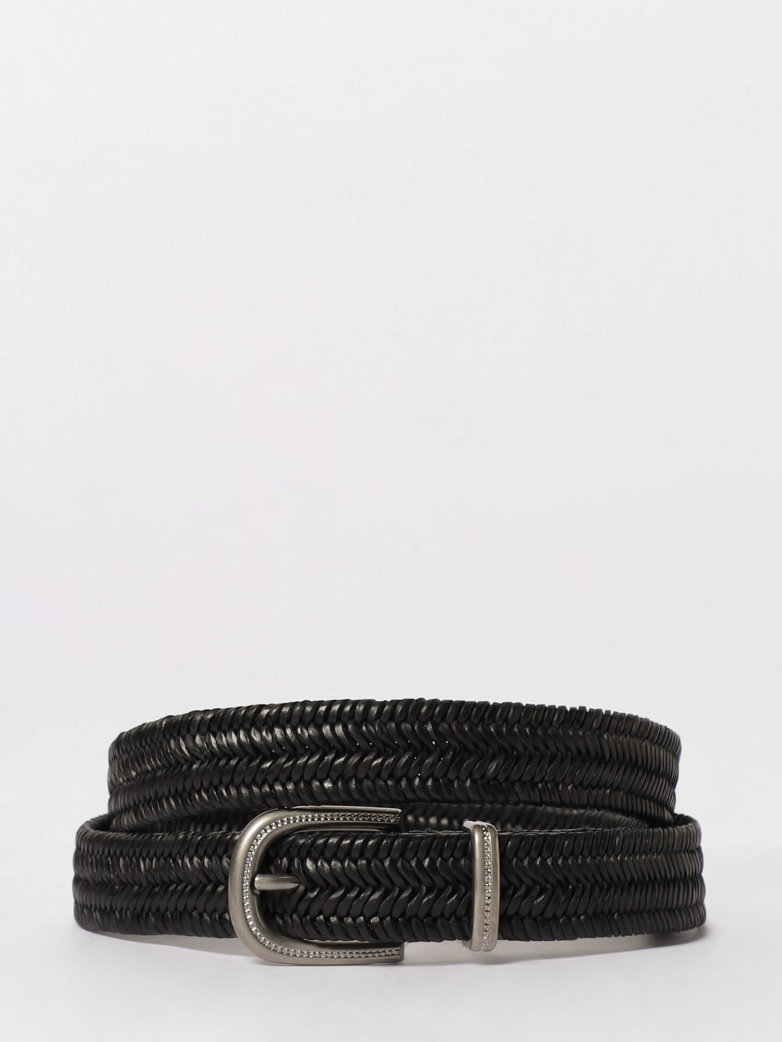 BRUNELLO CUCINELLI BELT: Belt woman Brunello Cucinelli, Black - Img 1