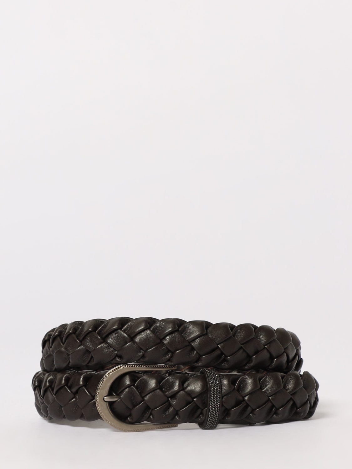 BRUNELLO CUCINELLI BELT: Belt woman Brunello Cucinelli, Dark - Img 1