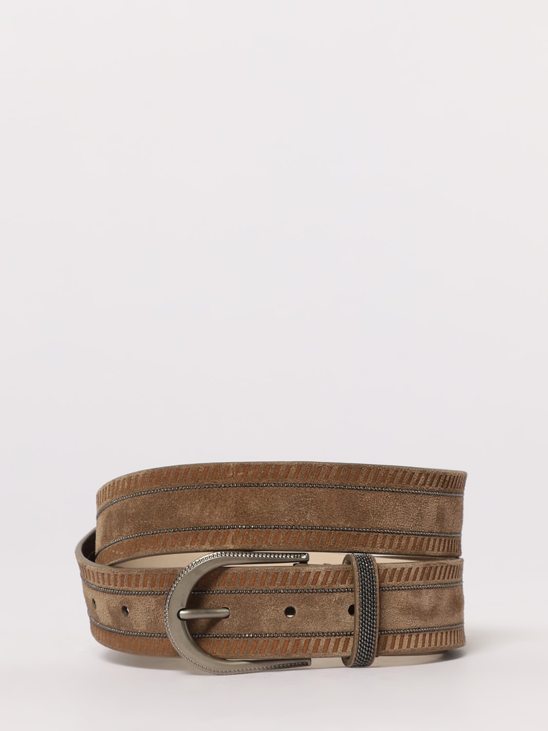 BRUNELLO CUCINELLI BELT: Belt woman Brunello Cucinelli, Beige - Img 1