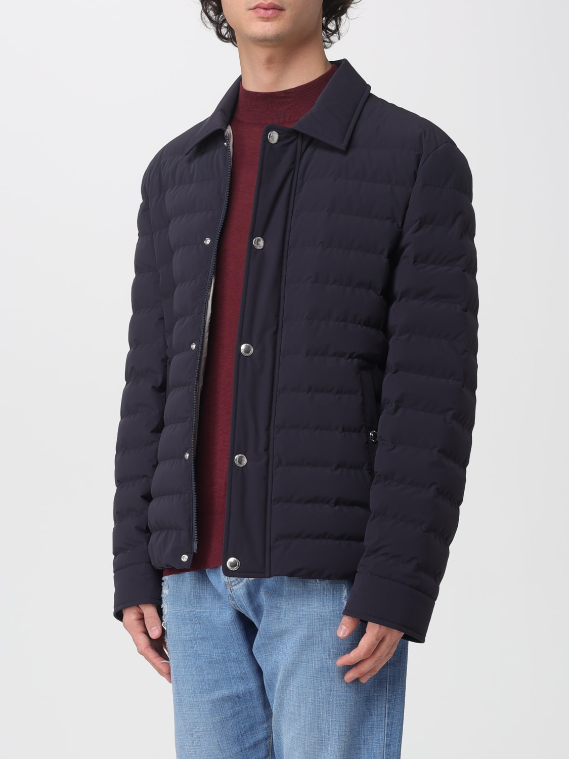 BRUNELLO CUCINELLI VESTE: Veste homme Brunello Cucinelli, Bleu Marine - Img 4